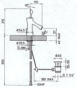 Gessi Mania H�ndvaskarmatur