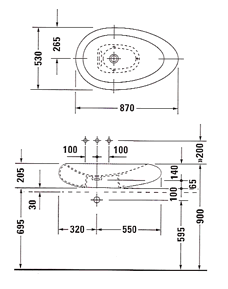 Badev�relser, Badekar