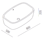 Agape Deep H�ndvaske