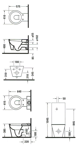 Badev�relser, Badekar