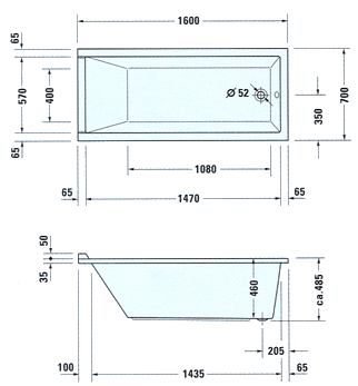 Badev�relser, Badekar