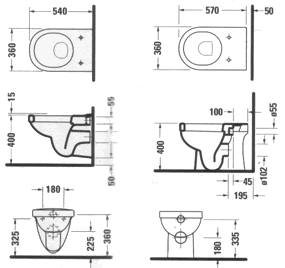 Duravit Happy D Toiletter