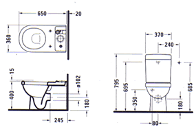Duravit Happy D Toiletter