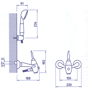 Badev�relser, Badekar