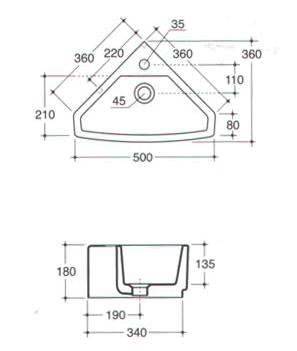 Galassia SA02 H�ndvaske