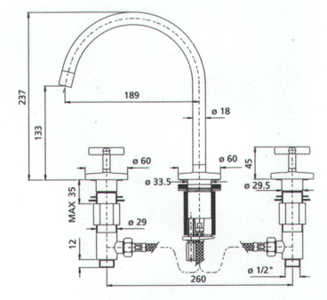 Armaturer Zucchetti Isyline