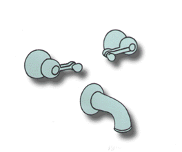 H�ndvaskebatteri, K�kkenarmatur, Badev�relser, Badekar 