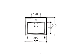 Simas Rettangolare H�ndvaske