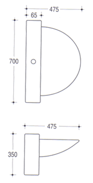 Vitruvit Wall H�ndvaske
