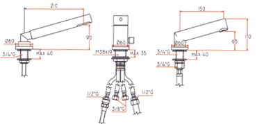 Torneiras Lineabeta Linea 54112