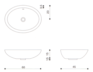 Lavatórios Agape Spoon