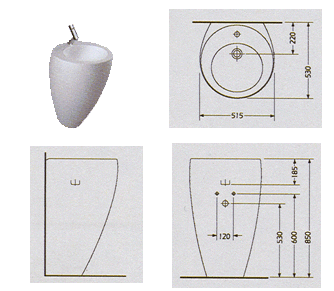 Lavatórios Laufen Alessi