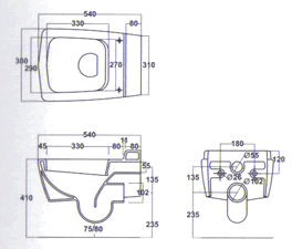 Sanitários Althea Ceramica Oceano