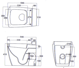 Sanitários Althea Ceramica Oceano
