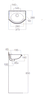 Lavatórios suporte, Torneiras, sanitários