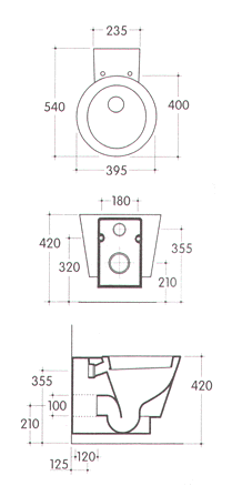 Sanitários Galassia Arke