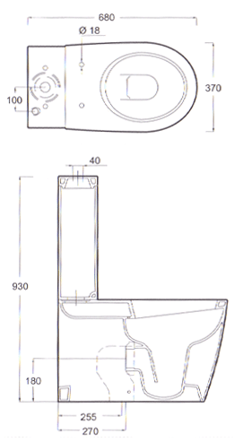 Sanitários Ceramica Esedra Bull