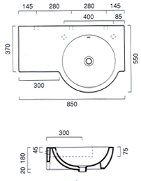 Lavatórios Catalano Sistema C1