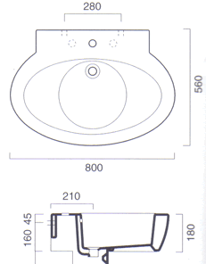 Lavatórios Catalano Zero