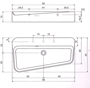 Lavatórios Antonio Lupi Alveo