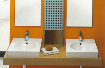 Lavatórios Asolo da Ceramica Dolomite