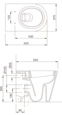 Sanitários Ceramica Dolomite Asolo