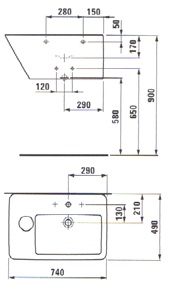 Lavatórios Laufen Alessi dOT
