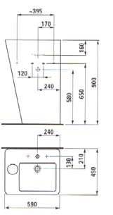 Lavatórios Laufen Alessi dOT