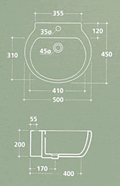 Lavatórios Galassia EL1