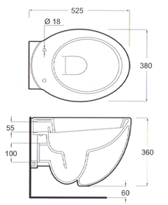 Sanitários Ceramica Esedra Fly