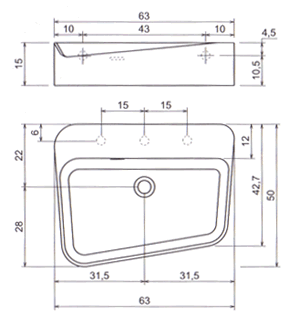 Lavatórios Antonio Lupi Alveo