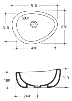 Lavatórios Master Ceramiche Astratto