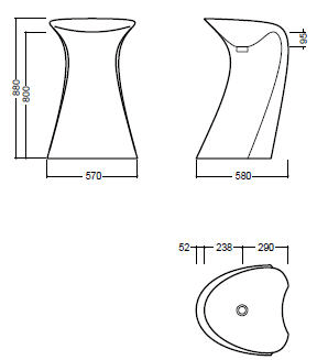 Lavatórios Hidra Hi-Line