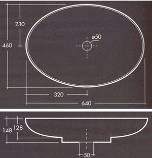 Lavatórios Neck de Scarabeo