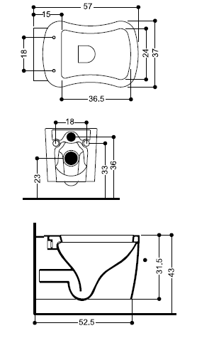 Sanitários Axa Nutty