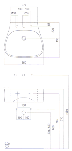Lavatórios Agape Pear