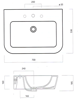 Lavatórios Pozzi Ginori Q3