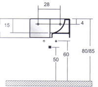 Lavatórios Axa Qube