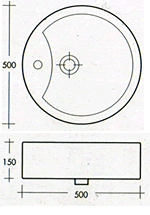 Lavatórios Art Ceram Fuori Ring