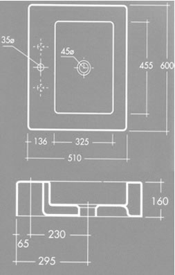 Lavatórios Square Scarabeo