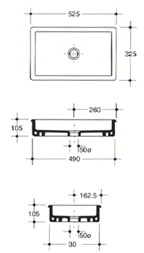 Lavatórios Master Ceramiche Up e Down