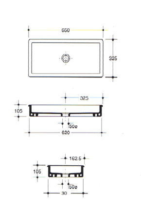 Lavatórios Master Ceramiche Up e Down