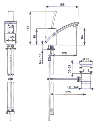 Torneiras, Lavatórios