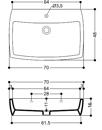 Lavatórios Axa X-tre